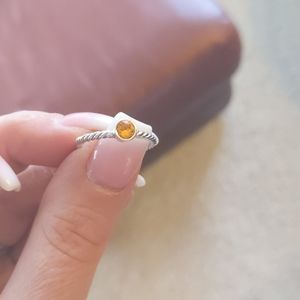 Touchstone November birthstone ring